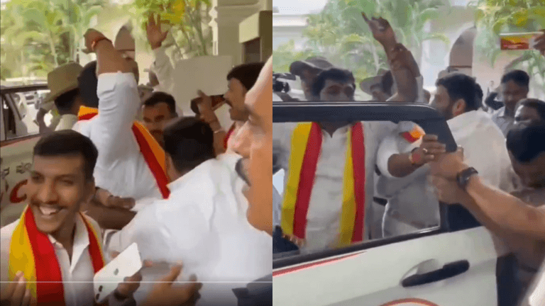 హిందీ వ్యతిరేక నిరసనలు బెంగళూరులో: 6 మంది ఎంపీలు హాజరైన కేంద్ర హోంశాఖ ప్రచార కార్యక్రమాన్ని నిరసనకారులు భంగం చేశారు; 40 మందికి పైగా అరెస్ట్