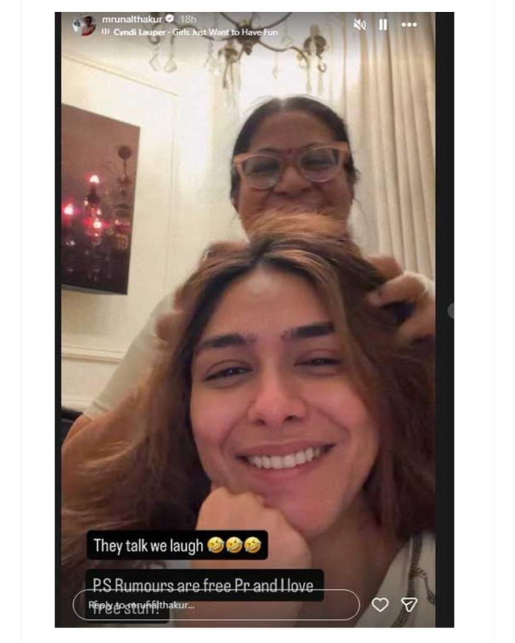 రూమర్స్ చూసి నవ్వుకుంటున్నా.. క్రికెటర్ తో లవ్ పై హీరోయిన్ మృణాల్