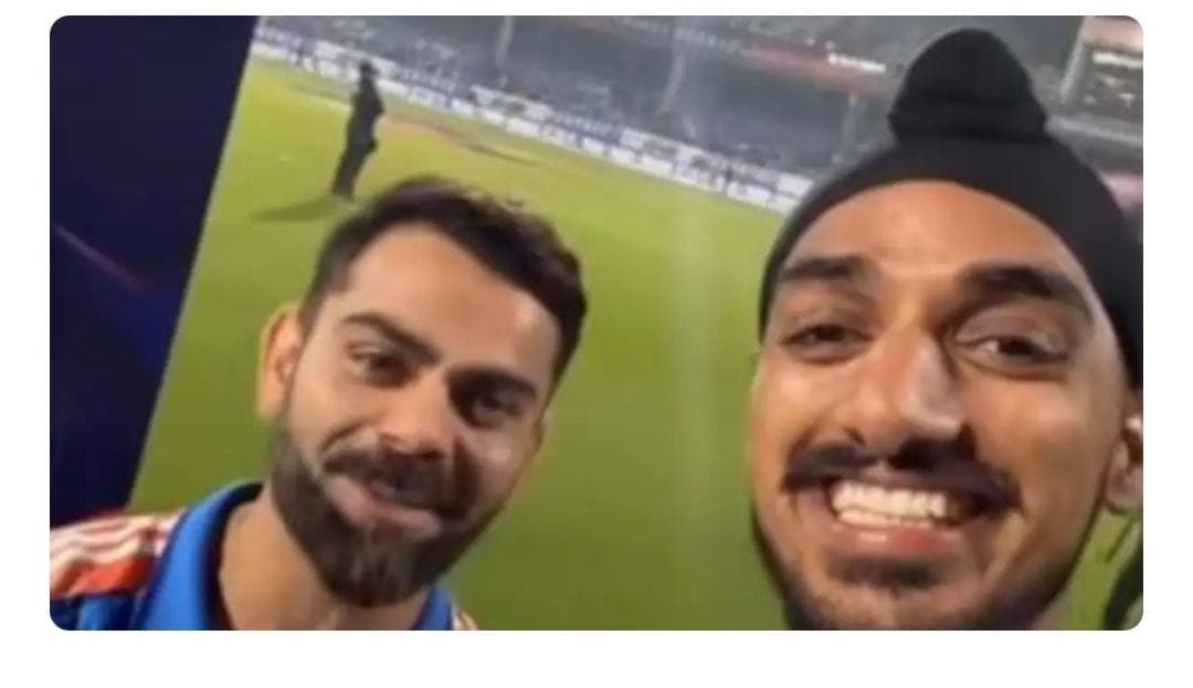 విరాట్–అర్ష్‌దీప్  సింగ్ వీడియోకు 10 కోట్ల వ్యూస్