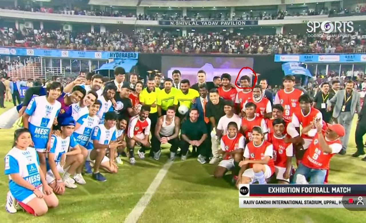 ఉప్పల్ స్టేడియంలో మెస్సీ, రేవంత్ ఫుట్‌బాల్ మ్యాచ్