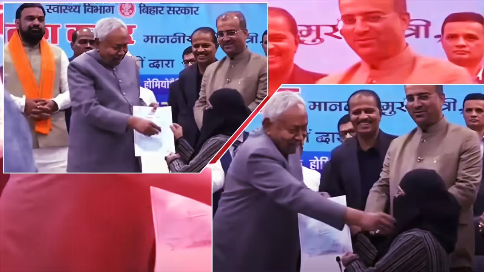 బీహార్ సీఎం నితీశ్ కుమార్ హిజాబ్ ఘటనతో వివాదంలో...