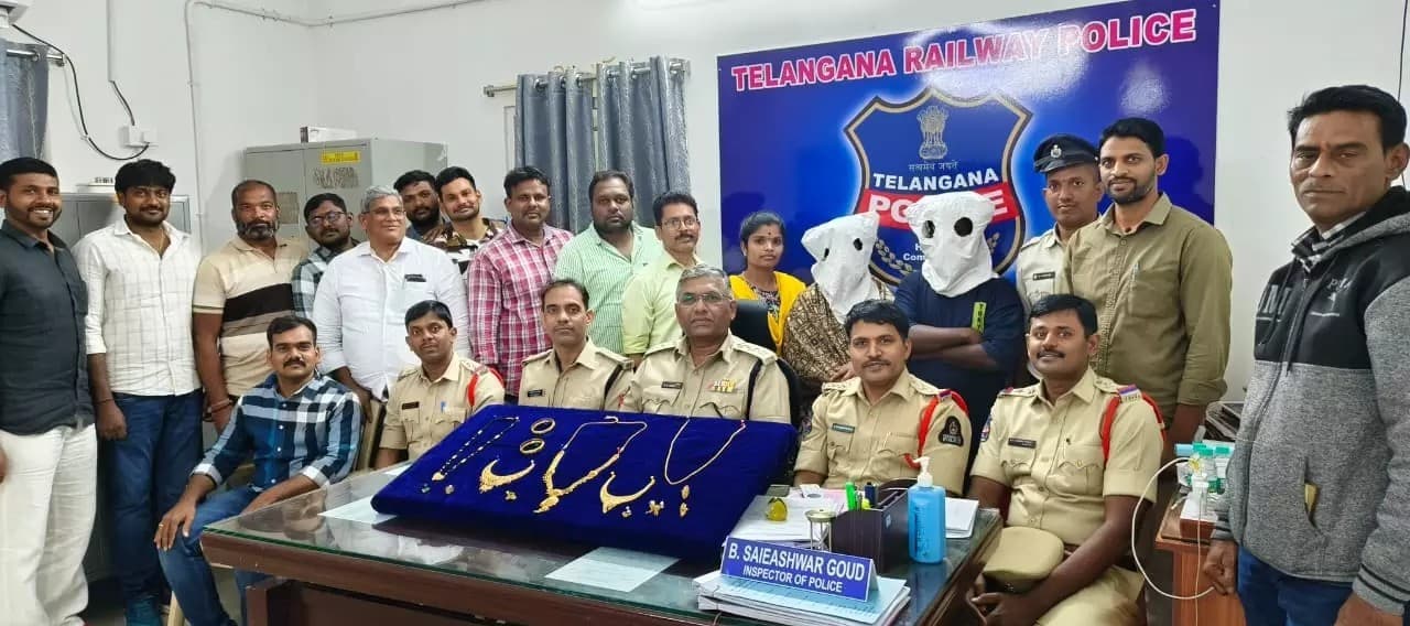 రైళ్లలో చోరీలు చేస్తున్న అంతర్రాష్ట్ర దొంగలు అరెస్ట్.. 