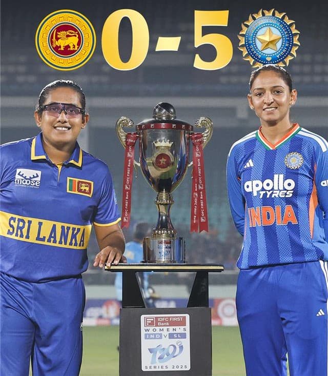 శ్రీలంక తో T20 సిరీస్ క్లీన్‌ స్వీప్ చేసిన భారత మహిళా టీమ్