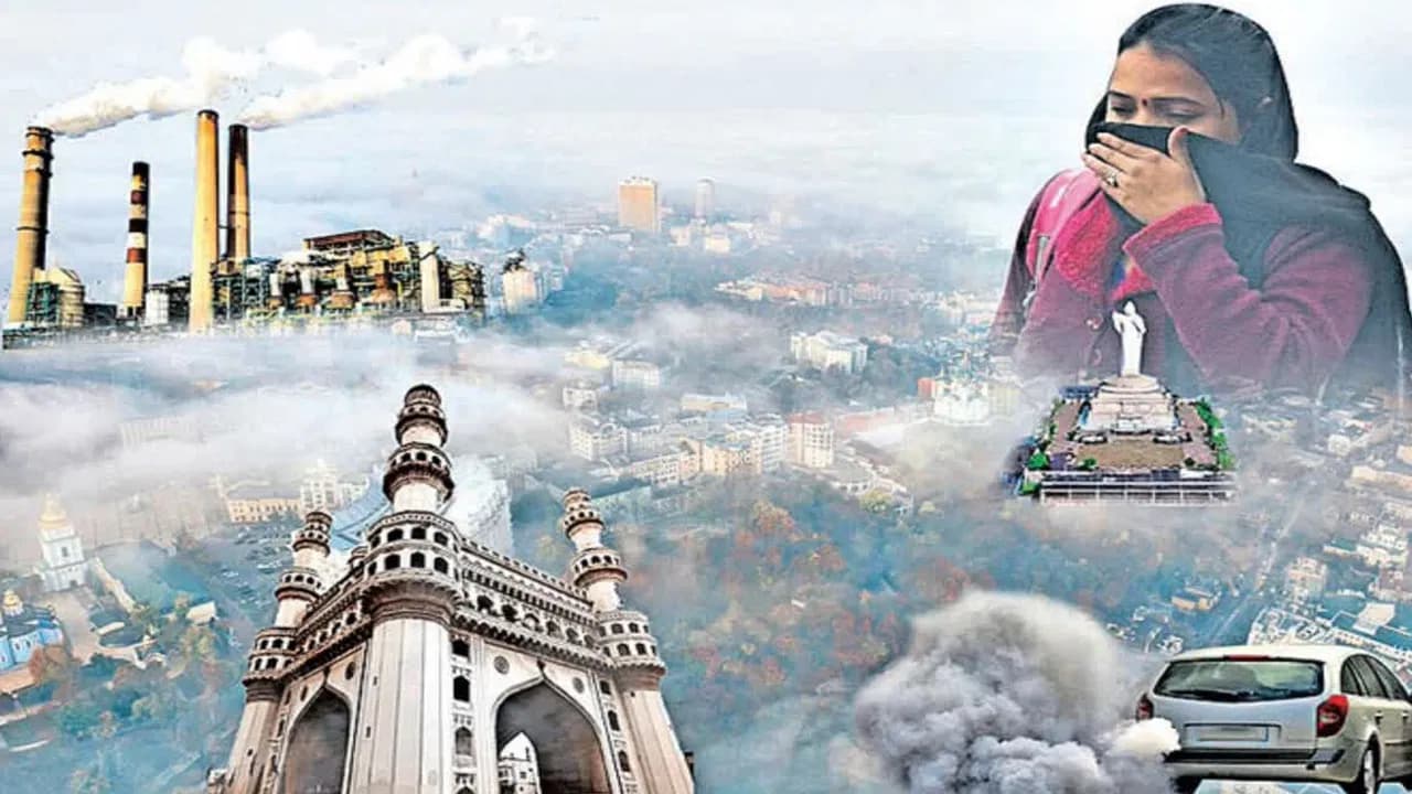 హైదరాబాద్​లో గాలి పీల్చితే ప్రమాదమే! - దారుణంగా పడిపోతున్న వాయు నాణ్యత