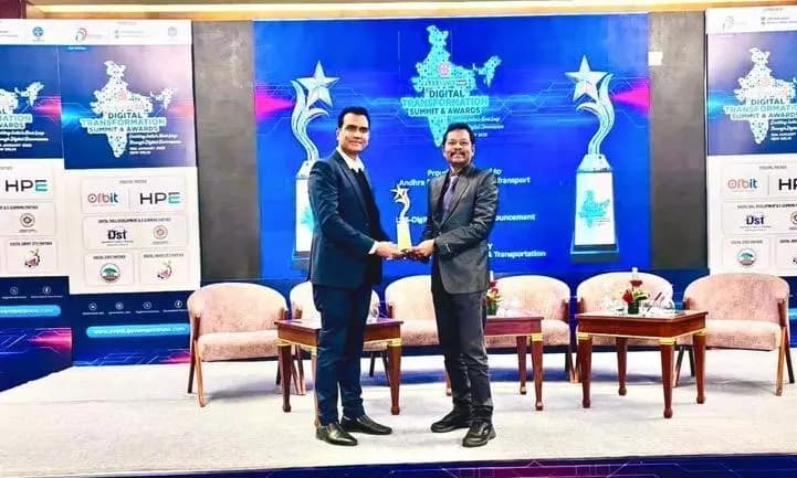 ఏపీఎస్ ఆర్టీసీకి డిజిటల్ ట్రాన్స్‌ఫర్మేషన్‌లో జాతీయ అవార్డు