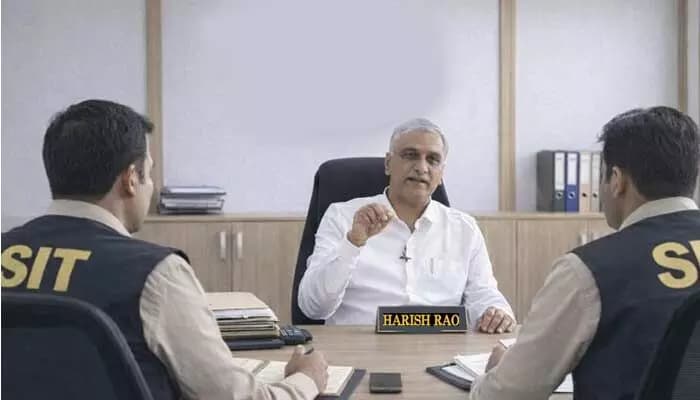 ఫోన్‌ ట్యాపింగ్‌ కేసులో హరీష్‌ను విచారించిన సిట్‌