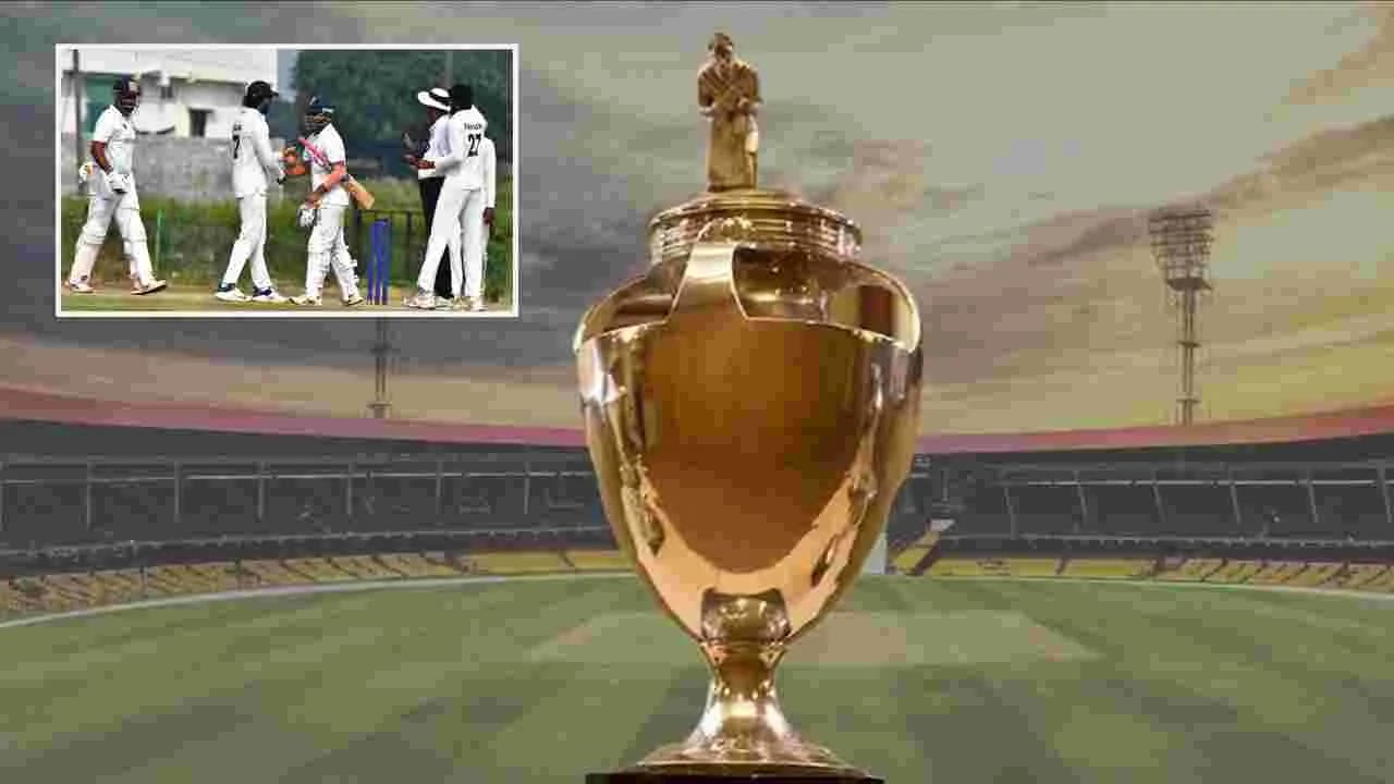 నాకౌట్ రేస్‌లో హైదరాబాద్‌ – ఛత్తీస్‌గఢ్ మ్యాచ్ డ్రా