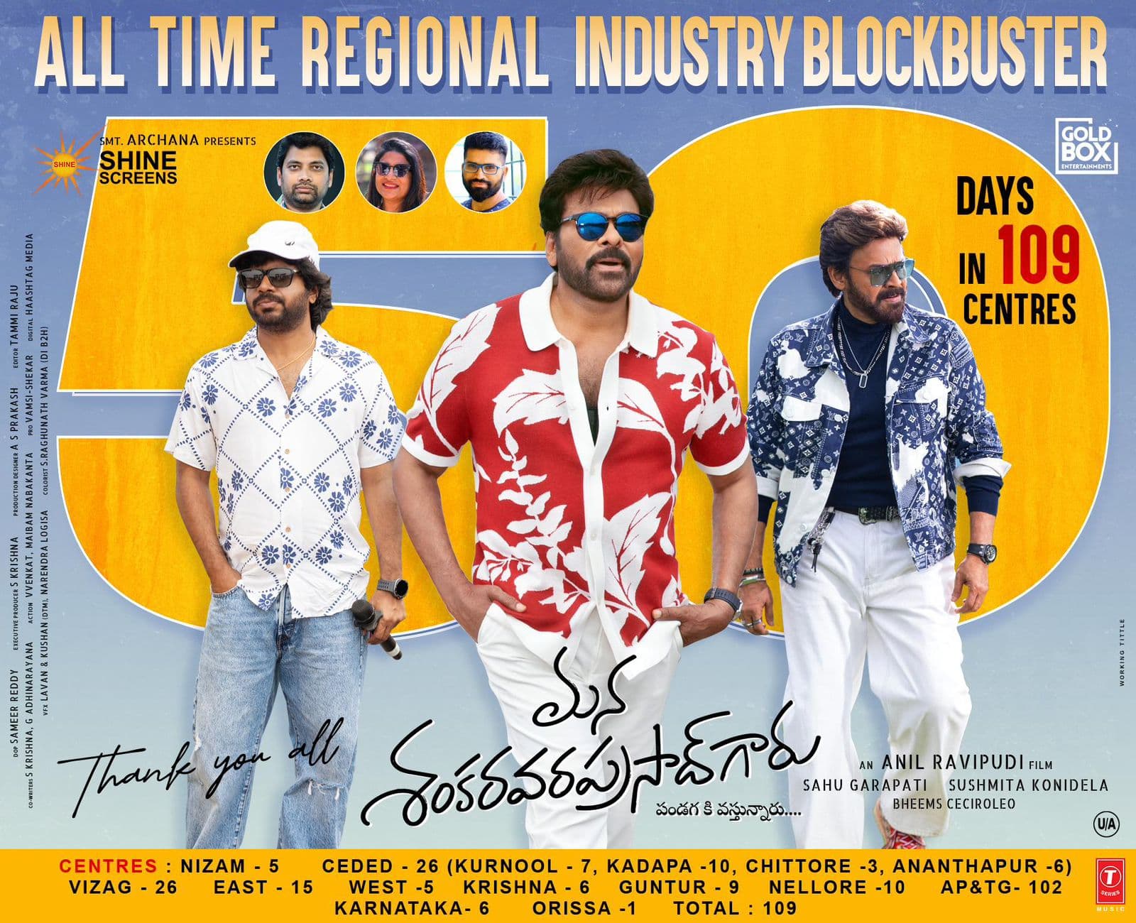 మన శంకరవరప్రసాద్ గారు 50 రోజుల బ్లాక్‌బస్టర్ విజయం