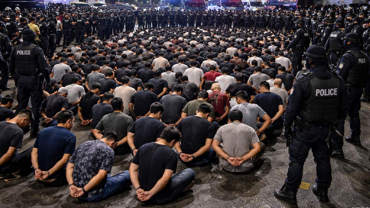 ఖతార్‌లో 313 మంది అరెస్ట్