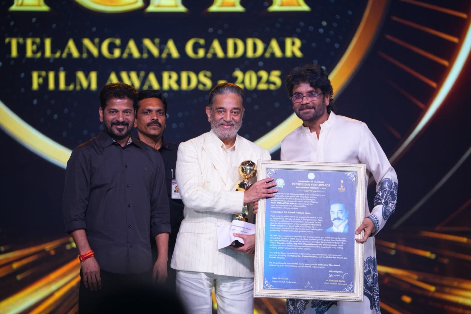 తెలంగాణ ప్రభుత్వనికి ధన్యవాదములు - హీరో కమల్ హాసన్