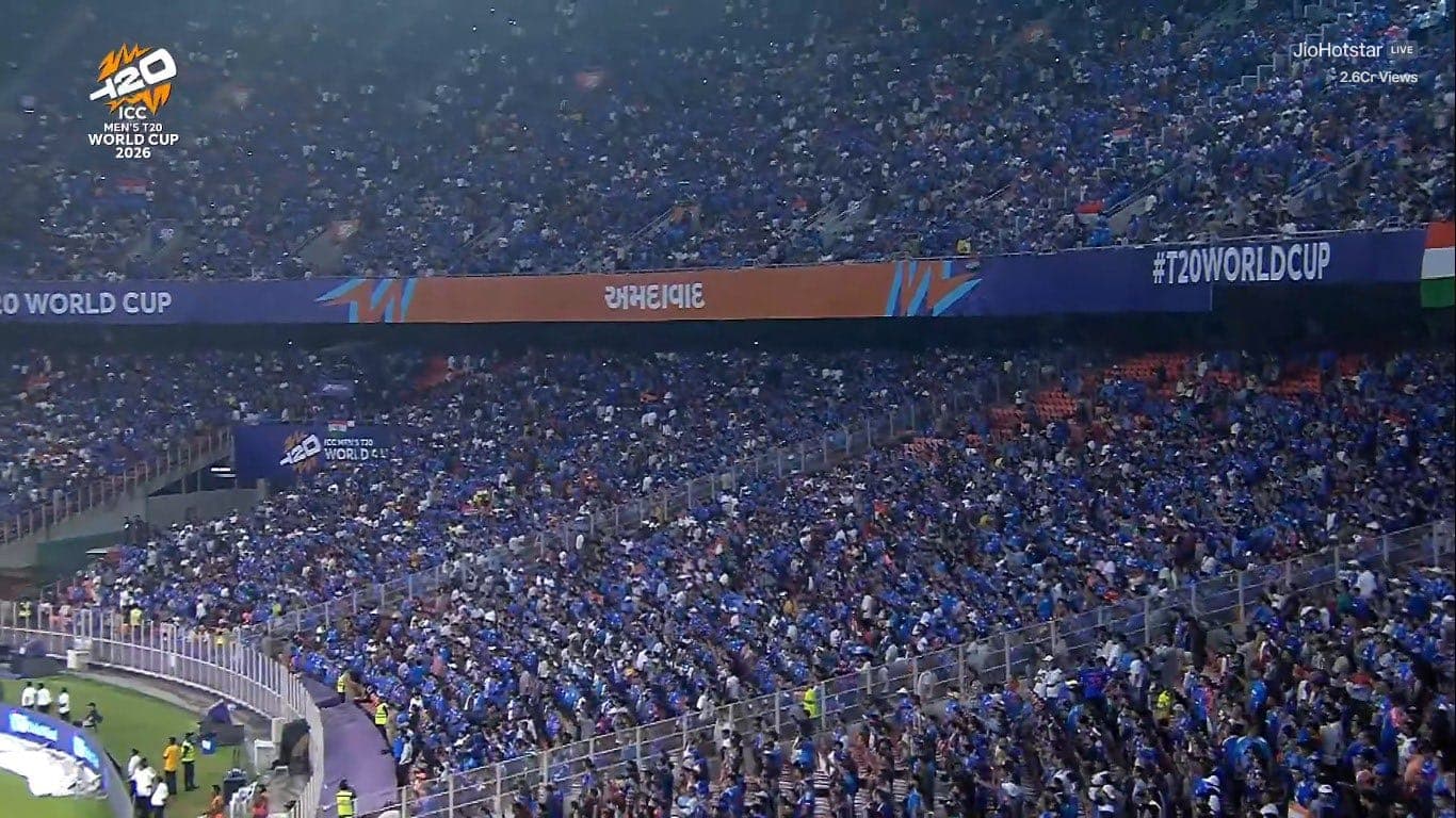 నరేంద్ర మోదీ స్టేడియంలో రికార్డు స్థాయి అభిమానులు…